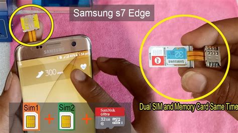 How to install the Memory card in Samsung Galaxy S7 Edge (SM .